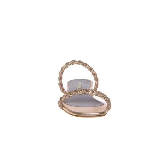 ALBANO 3253 CIABATTA LAMINATO ROSA STRASS
