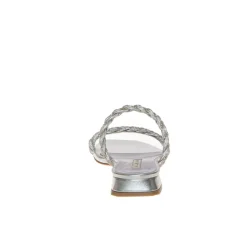 ALBANO 3253 CIABATTA LAMINATO ARGENTO STRASS