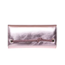 ALBANO 4018 POCHETTE CERIMONIA STRASS LAMINATO ROSA