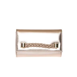 ALBANO 4002 POCHETTE TRECCIA STRASS LAMINATO RAME