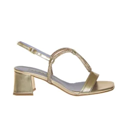 ALBANO 3212 SANDALO LAMINATO STRASS PLATINO