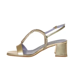 ALBANO 3212 SANDALO LAMINATO STRASS PLATINO