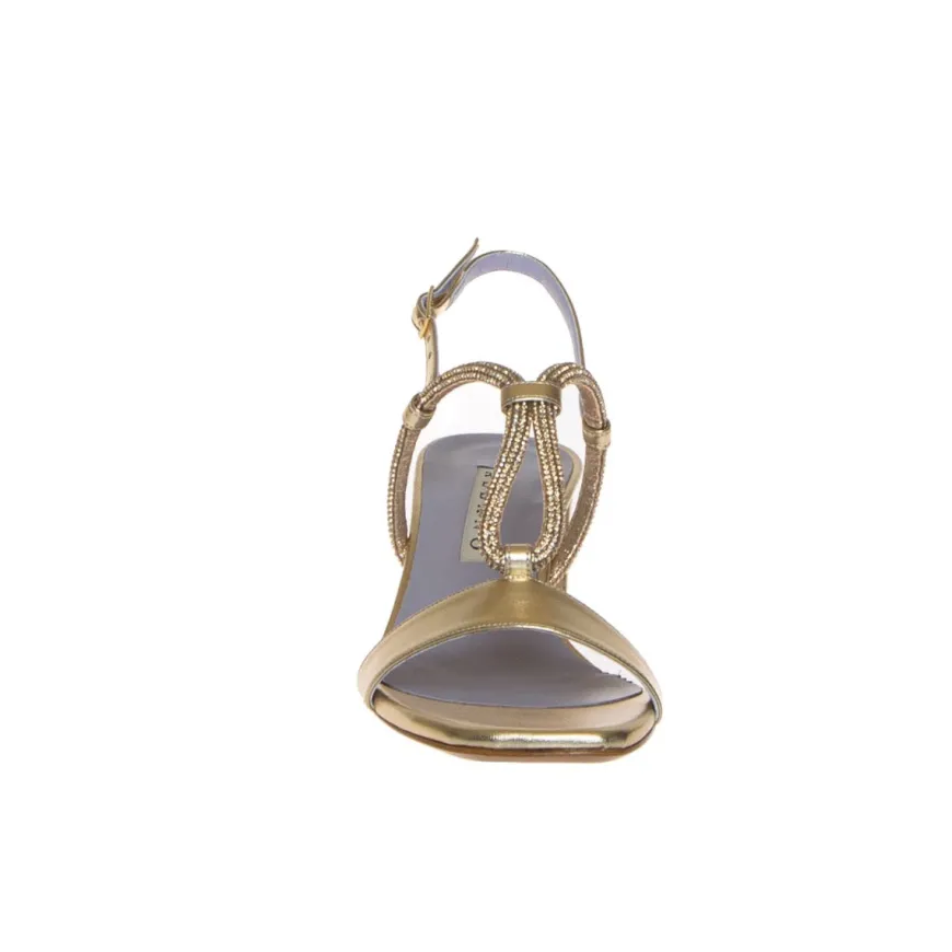 ALBANO 3212 SANDALO LAMINATO STRASS PLATINO