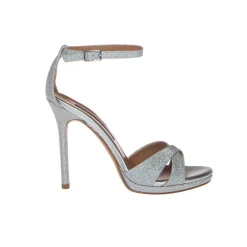 ALBANO A3132 SANDALO MESH ARGENTO GLITTER
