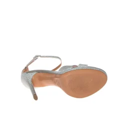 ALBANO A3132 SANDALO MESH ARGENTO GLITTER