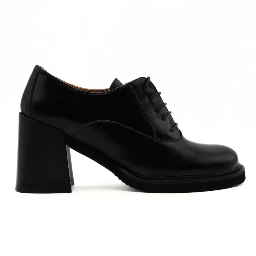 ALESSANDRA PELUSO FRANCESINA TACCO B102 NERO