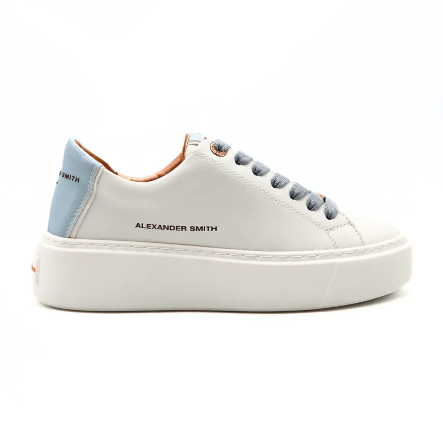 ALEXANDER SMITH SNEAKERS LONDON LHW 8403 WLF BIANCO