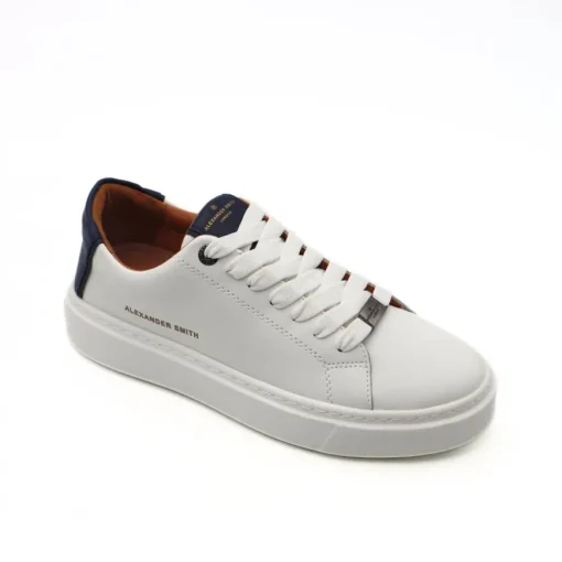 ALEXANDER SMITH SNEAKERS LONDON LDM 9064 WBL BIANCO
