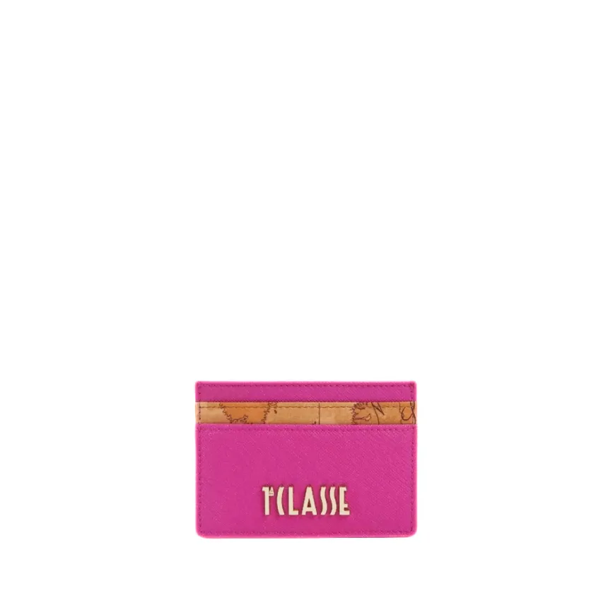 ALVIERO MARTINI 1^CLASSE PORTACARTE PM79 9407 0298 SAFFIANO FUXIA