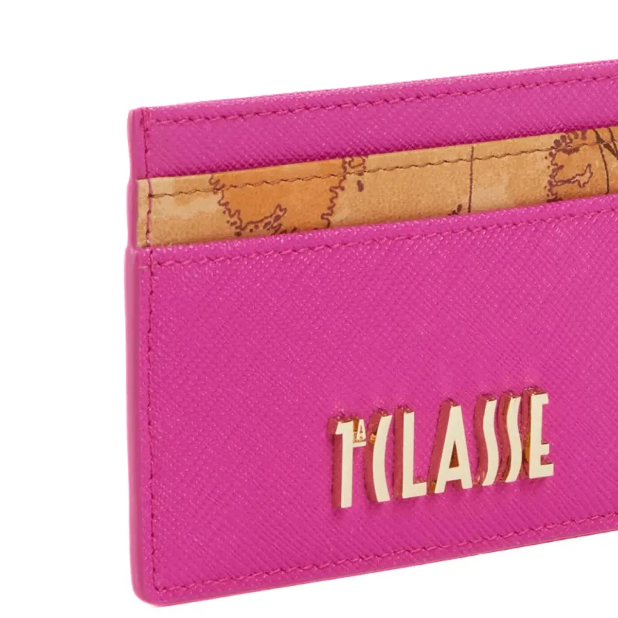 ALVIERO MARTINI 1^CLASSE PORTACARTE PM79 9407 0298 SAFFIANO FUXIA