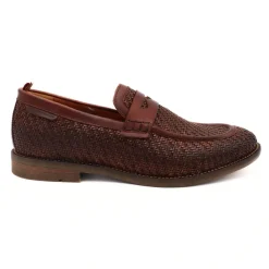 AMBITIOUS MOCASSINO 13479-7264 INTRECCIO MARRONE