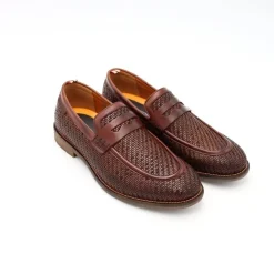 AMBITIOUS MOCASSINO 13479-7264 INTRECCIO MARRONE