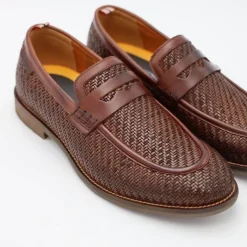 AMBITIOUS MOCASSINO 13479-7264 INTRECCIO MARRONE