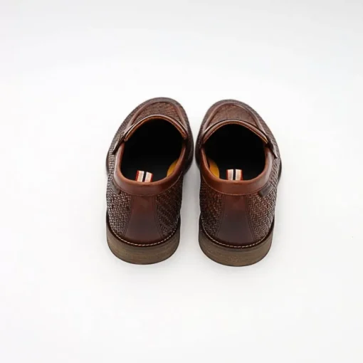 AMBITIOUS MOCASSINO 13479-7264 INTRECCIO MARRONE