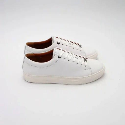 AMBITIOUS SNEAKERS 11187A-4838 PELLE BIANCO