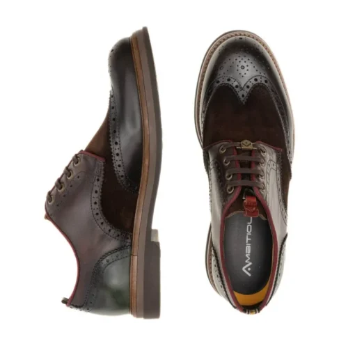 AMBITIOUS STRINGATA 12391C-6565AM MARRONE