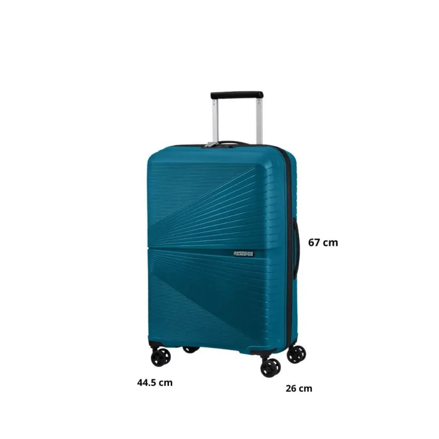 AMERICAN TOURISTER TROLLEY MEDIO 88G-002-11 AIRCONIC DEEP OCEAN