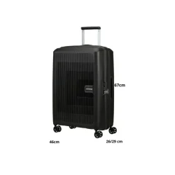 AMERICAN TOURISTER TROLLEY MEDIO MD8-002-09 AEROSTEP NERO