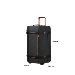 AMERICAN TOURISTER TROLLEY MEDIO MD1-102-39 URBAN TRACK NERO-ARANCIO