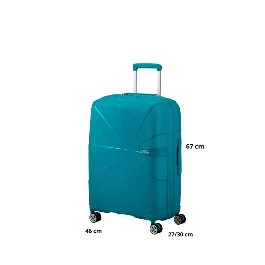 AMERICAN TOURISTER TROLLEY MEDIO MD5-003-51 STARVIBE VERDIGRIS