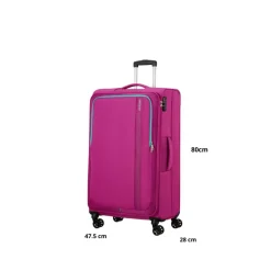 AMERICAN TOURISTER TROLLEY GRANDE MD7-003-50 SEA SEEKER DEEP FUCSIA