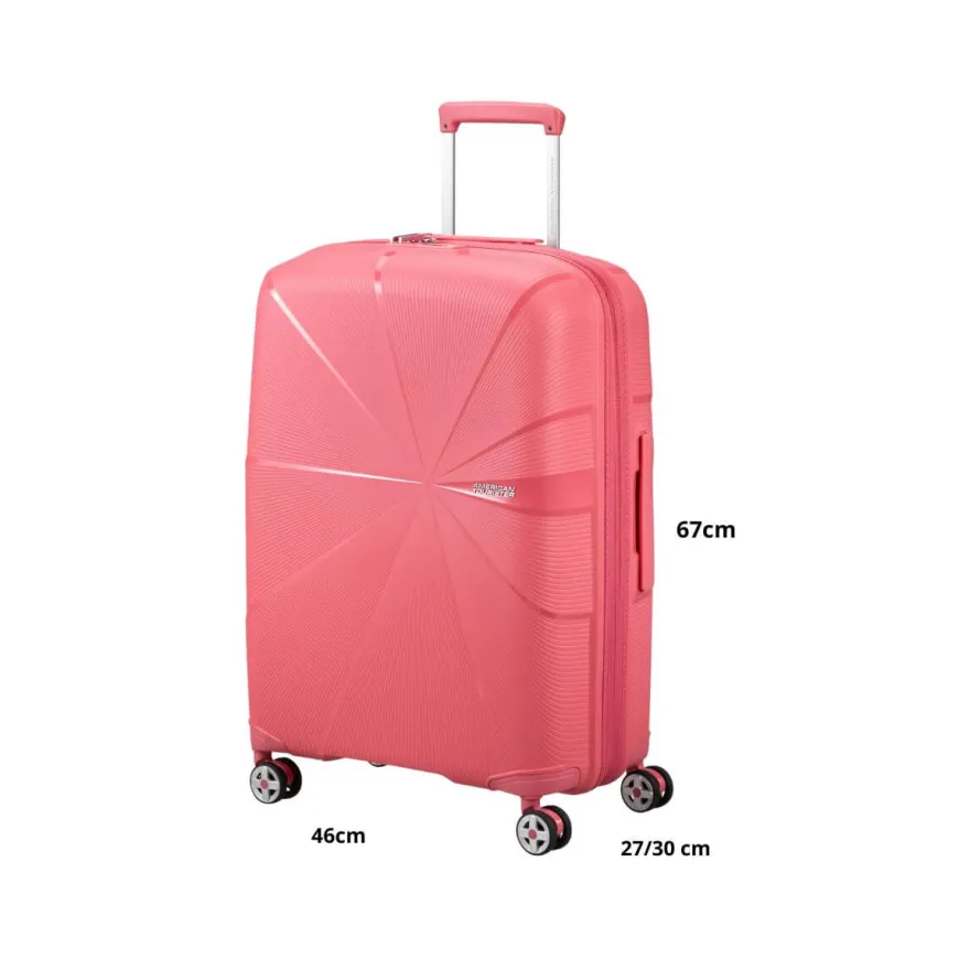 AMERICAN TOURISTER TROLLEY MEDIO MD5-003-00 STARVIBE SUN KISSED CORAL