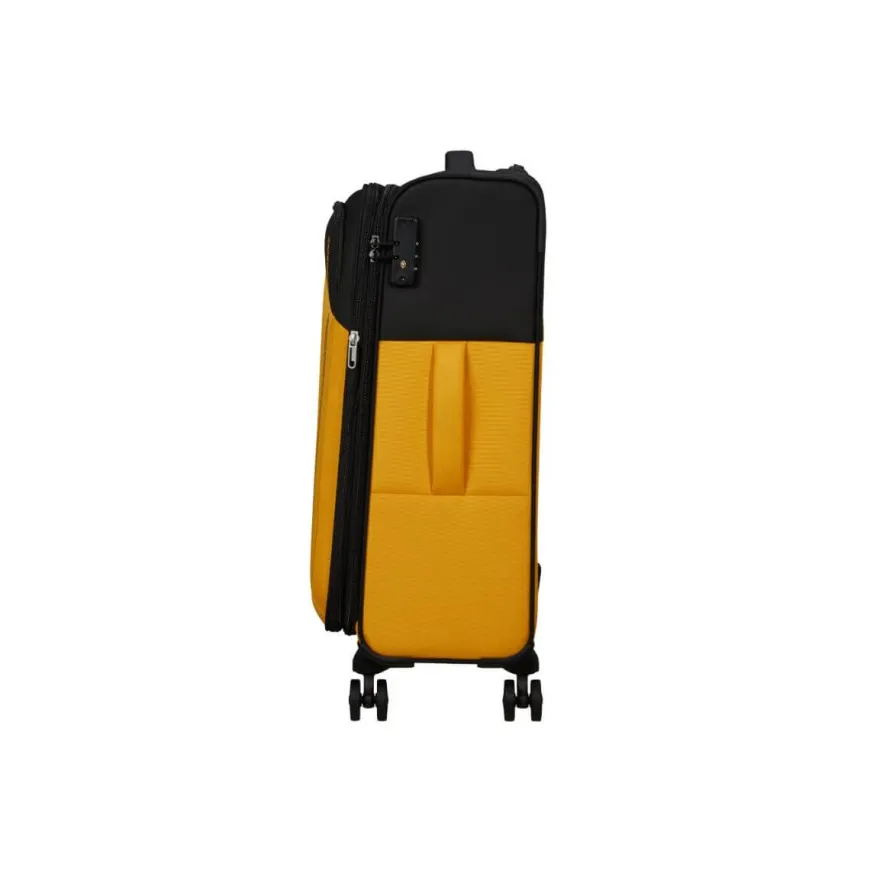 AMERICAN TOURISTER TROLLEY MEDIO MF7-002-49 DARING DASH BLACK YELLOW