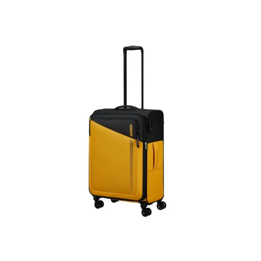 AMERICAN TOURISTER TROLLEY MEDIO MF7-002-49 DARING DASH BLACK YELLOW
