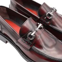 ANDREA FERRI MOCASSINO AC 103 BORDEAUX