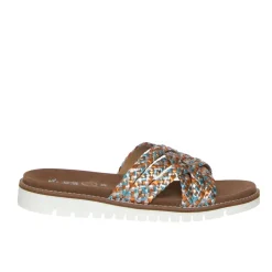 ARA 28120-18 CIABATTA INTRECCIO MULTICOLOR