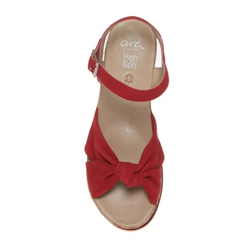 ARA 51101-03 SANDALO ZEPPA FIOCCO ROSSO
