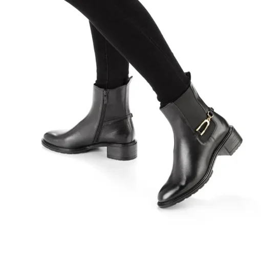ARA STIVALETTO 26104 01 FIBBIA NERO