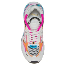 ASH SNEAKERS RACE MESH BIANCO FUCSIA