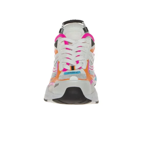 ASH SNEAKERS RACE MESH BIANCO FUCSIA