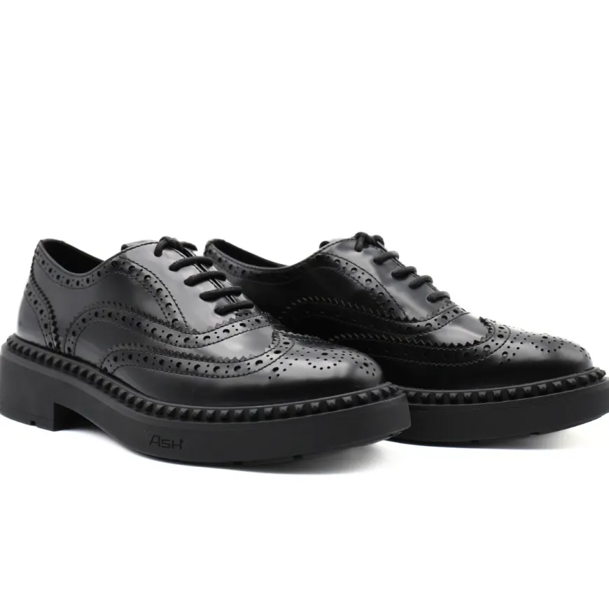 ASH STRINGATA MERCEL COMB INGLESE NERO