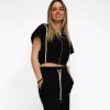 BERNA GILET FELPA 244074-1 NERO