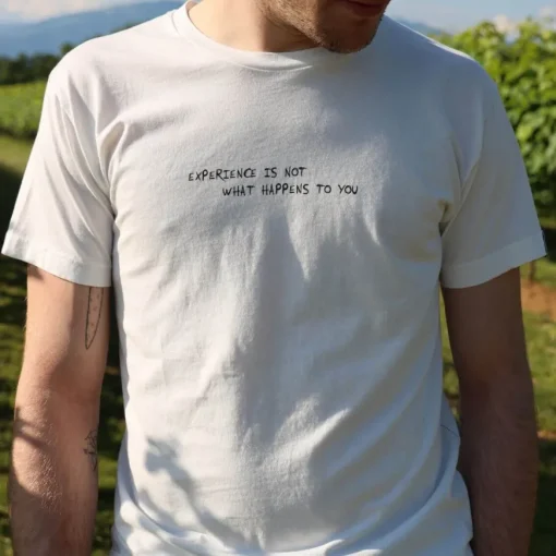 BERNA T-SHIRT 233223-30 BIANCO SCRITTA