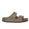 BIKENSTOCK CIABATTA ARIZONA SOFT 951303 CAMOSCIO TAUPE NARROW FIT