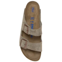 BIKENSTOCK CIABATTA ARIZONA SOFT 951303 CAMOSCIO TAUPE NARROW FIT