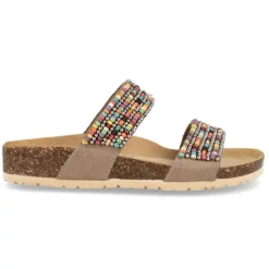 BIONATURA CIABATTA 11 ALBA VIB SUEDE PERLINE