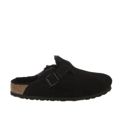 BIRKENSTOCK BOSTON SHEARLING 0259883 SABOT DONNA NERO