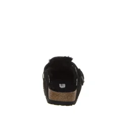 BIRKENSTOCK BOSTON SHEARLING 0259883 SABOT DONNA NERO
