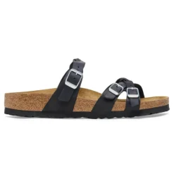 BIRKENSTOCK CIABATTA 1026334 FRANCA BRAIDED NERO NARROW FIT
