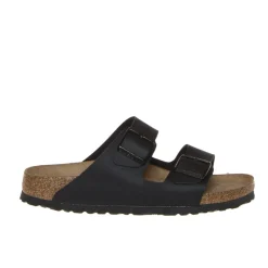 BIRKENSTOCK CIABATTA ARIZONA SOFT 551253 NERO NARROW FIT