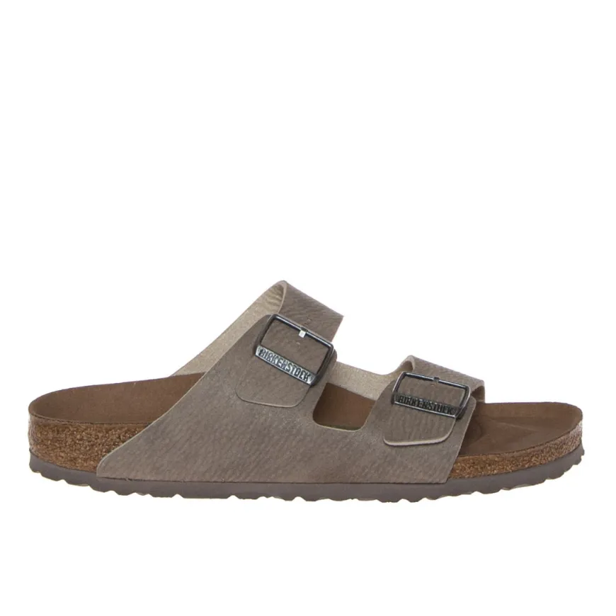 BIRKENSTOCK CIABATTA ARIZONA VEGAN 1023041 GRIGIO NARROW FIT