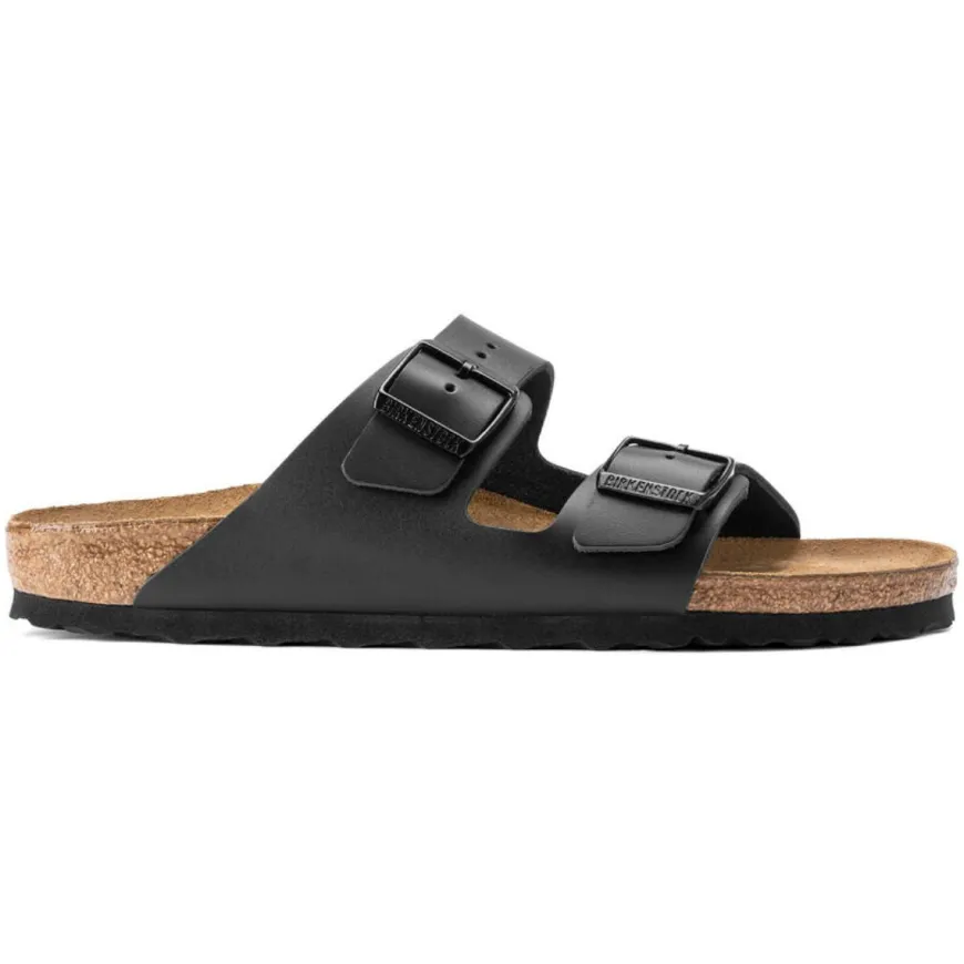 BIRKENSTOCK CIABATTA ARIZONA 051193 PELLE NERA NARROW FIT