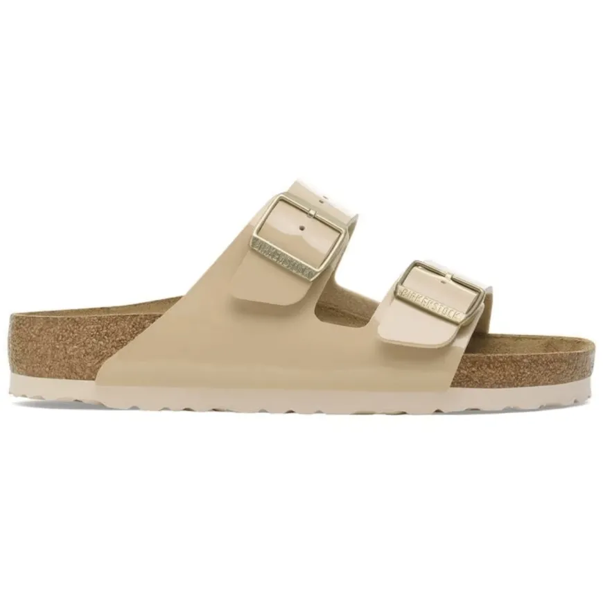 BIRKENSTOCK CIABATTA ARIZONA 1013070 PATENT SAND NARROW FIT