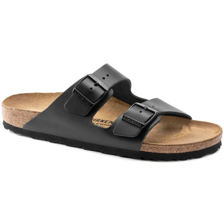BIRKENSTOCK CIABATTA ARIZONA 051193 PELLE NERA NARROW FIT