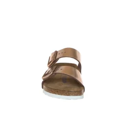 BIRKENSTOCK CIABATTA ARIZONA 952093 METALLIC COOPER NARROW FIT