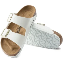 BIRKENSTOCK CIABATTA ARIZONA 1005294 VERNICE BIANCO NARROW FIT